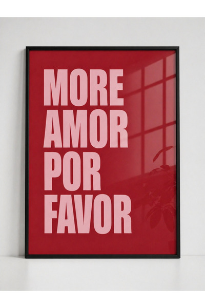 artera casa More Amor Çerçeveli Tablo