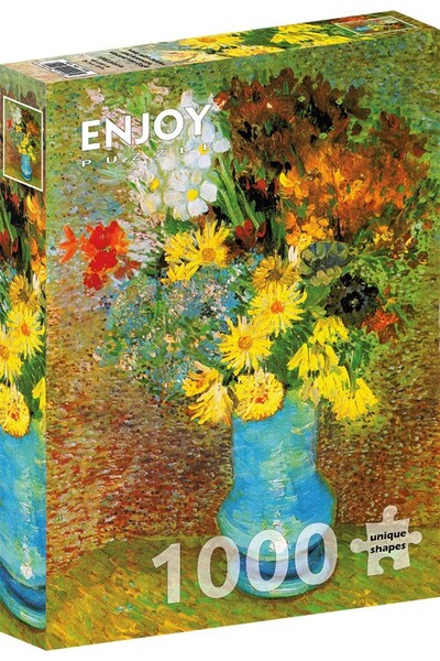 Enjoy Puzzle 1000 Κομμάτια Παζλ για Απόλαυση - Βίνσεντ Βαν Γκογκ: Βάζο με Μαρ...