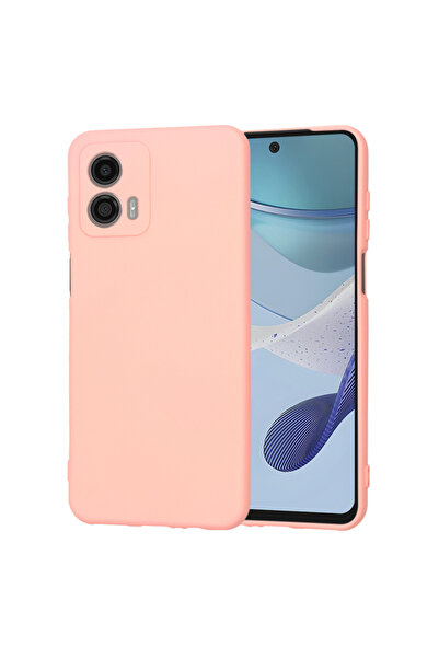 Techsuit Husa pentru Motorola Moto G53, SoftFlex, protectie antisoc, roz