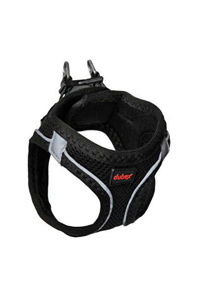 4Dog Deluxe Σαμαράκι σκύλου XL, Μαύρο, Ρυθμιζόμενο, Διχτυωτό, Περίμετρος στήθ...