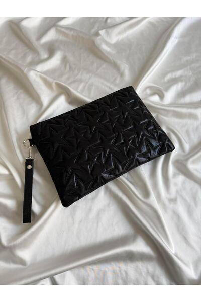 Meryem Çanta Γυναικεία τσάντα Clutch & Portfolio με ραφές Star Star και λάμψη...