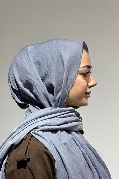 Firuze scarf Aerobin Gray Cotton Shawl