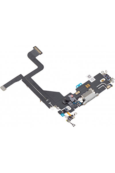 Aftermarket Banda cu Conector Incarcare - Microfon Apple iPhone 13 Pro, Argintiu