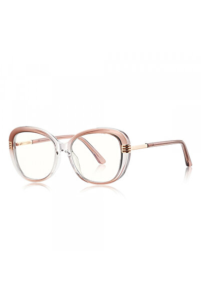 Techsuit Ochelari De Calculator Dama 2265, Anti-Blue Light, Maro Deschis