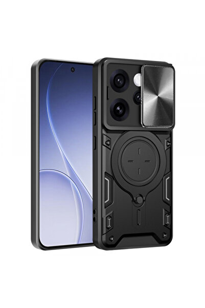Stef's Cat Husa pentru Oppo Reno15 Pro, Stef's Cat, CamGuard Pro, Neagra