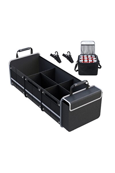 Vader Car Trunk Organizer, VADER, Foldable Model, Canvas, with Insulated Bag