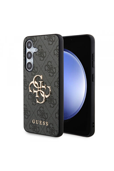 Stef's Cat Husa pentru Samsung Galaxy S24+ S926, Guess, 4G Big Logo, Neagra,