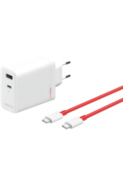Oneplus Incarcator Retea Cu Cablu USB-C OSABBCBBAE, 120W, 7.3A, 1 x USB-A - 1...