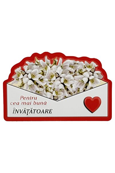 OEM Martisor traditional pentru Invatatoare, Magnet Martisor decorativ pentru...