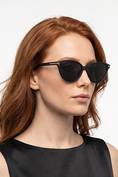 ROYAL HORSE نظارات شمسية نسائية سوداء من FELINE BLACK
