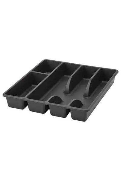 IKEA منظم أدراج من SMÄCKER، لون أنثراسايت، 31x26 سم