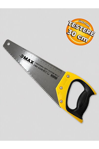 DMAX DMX4238 Fiber Saplı Ahşap Plastik Kesme Testeresi No:12 30 Cm