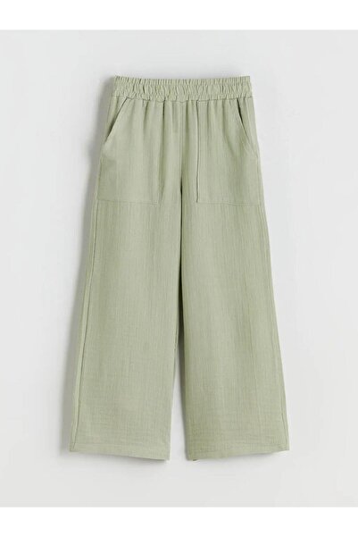 LC Waikiki Pantalone za devojčice od muslina sa elastičnim strukom (S5)