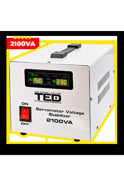 TED Electric Servomotor Voltage Stabilizer for Heating System 2100VA 1200W - ...