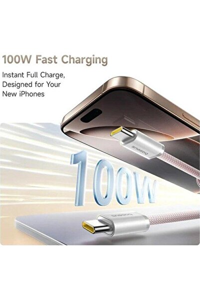 Baseus Cablu de date Dynamic 4 Pro, 100W, USB-C, 1m, sistem magnetic (Roz)