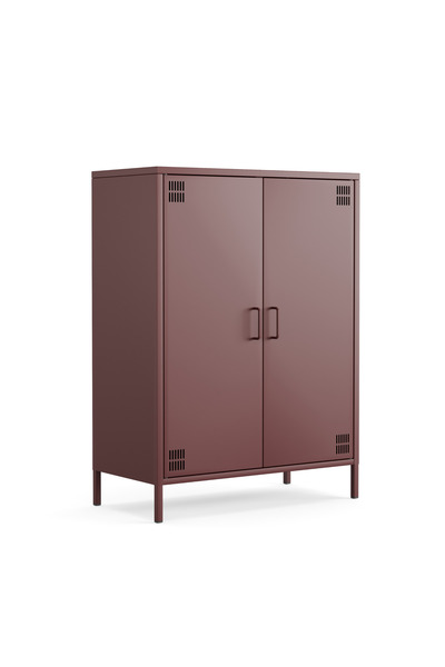 Furni24 Pera Metal Dolap 2 Kapılı 80,50 x 40 x 109,50 cm - 11 Renk Seçeneği B...