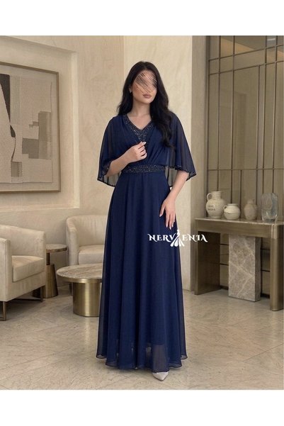 nervenia-sa Grandma Georgette Plus Size Dress for Special Occasions