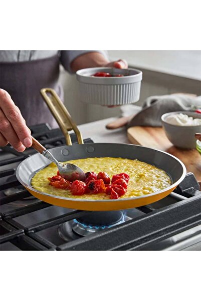 Greenpan Stanley Tucci™ Krep Tavası 25 cm Ayçiçeği Sarısı