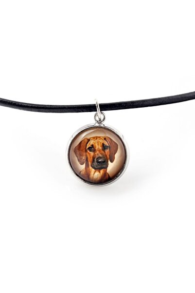 Art - Dog Rhodesian Ridgeback - pandantiv pentru colier cu fotografia ta, bij...