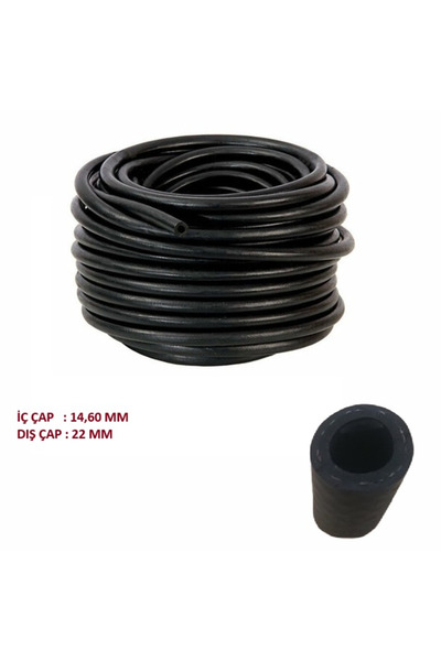 Universal SU HORTUMU 5/16" KAUÇUK BEZLİ İÇ ÇAP: 14,60 MM