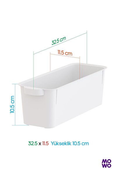 Mowo Home 3 Adet Slim Mutfak düzenleyici, Buzdolabı Düzenleyici, Banyo Düzenleyici, Organizer, Saklama Kabı