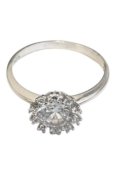 OEM Inel elegant din Argint sterling 925 argint, Cu finisaj cu finisaj argint...