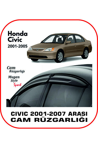 JDM CIVIC 2001 -2007 ARASI CAM RÜZGARLIĞI