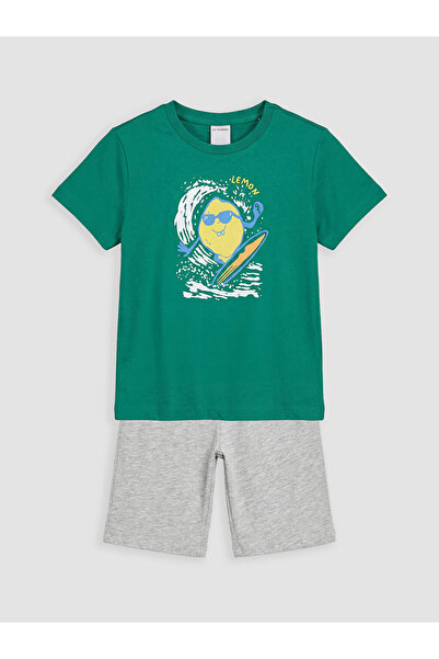 LC Waikiki Printed Boy's Shorts Set for Style Enthusiasts from Uzg Store