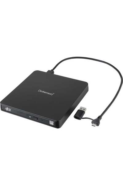 Intenso 5401400 Harici CD-DVD Yazıcı USB 3.2 Gen 1x1 Sata Arabirimli Yüksek P...