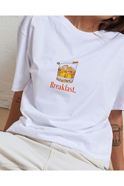 Harmandar Tricou Mide Yakan Breakfast Crew Neck