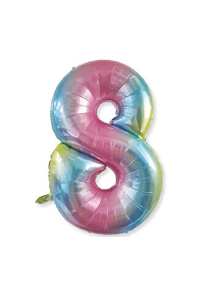 BenimMarifetlerim 8 Colorful Foil Balloons 16 Inch 40 cm