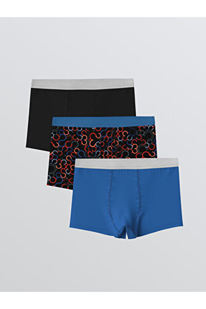 LC Waikiki Printed Boy's Boxer 3-Pack for Style Seekers from Uzg Store