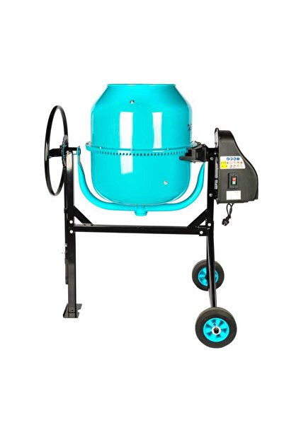 DETOOLZ Betonieră 200 litri, 1200 W, coroană din fontă, roți din cauciuc, DZ-...