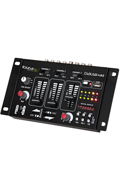 IBIZA MIXER USB CU DISPLAY DIGITAL