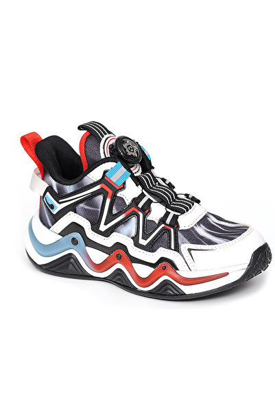 pepino 1963 Boy's Black-Smoked-Red Fret Sports Shoes