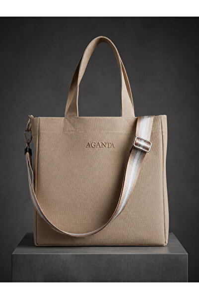 AGANTA STUDIO Everyday Large Tote – Bej