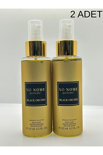 NO NOME Black Orchid Unisex Body Mist Vücut Parfümü 125 ml 2 (İKİ) Adet