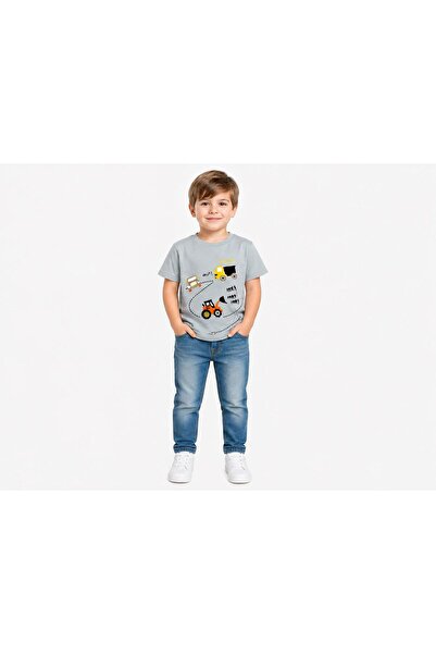 Yale Kids تي شيرت للأولاد من عمر 1-4 سنوات مصنوع من القطن بنسبة 95%