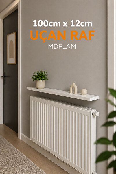 VARDAR 100 cm Uçan Raf MDFLAM | İnce Tasarım Modern Duvar Rafı – Salon & Kori...
