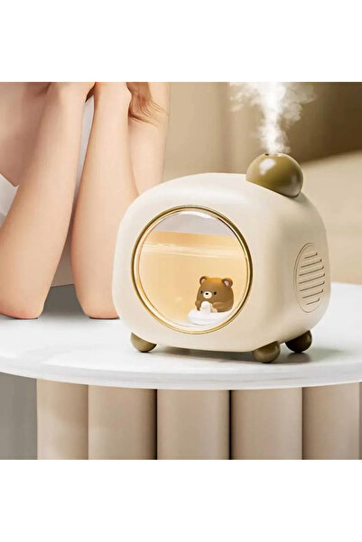 Sensoria Sevimli Hava Nemlendirici Fanus Ayıcık Buhardanlık Aroma Difizörü Humidifier Çocuk odası