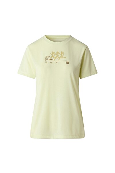 THE NORTH FACE تي شيرت نسائي بأكمام قصيرة من W BITMAP SILHOUETTE-GR NF0A8G0CG...