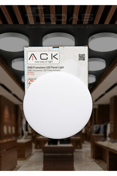 ACK 24W 4000k Soğuk Beyaz Sıva Üstü Led Armatür