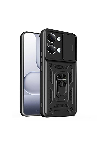 Teleplus Xiaomi Poco X8 Pro Max Kılıf Magnetik Standlı Kamera Korumalı Slide ...