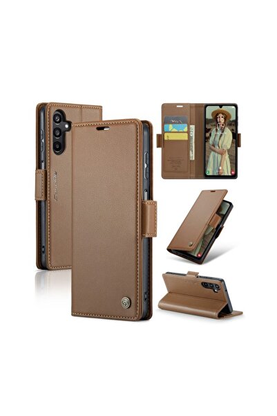 Caseme 023 Luminus Θήκη Πορτοφόλι Brown (Samsung Galaxy A16 4G / 5G)