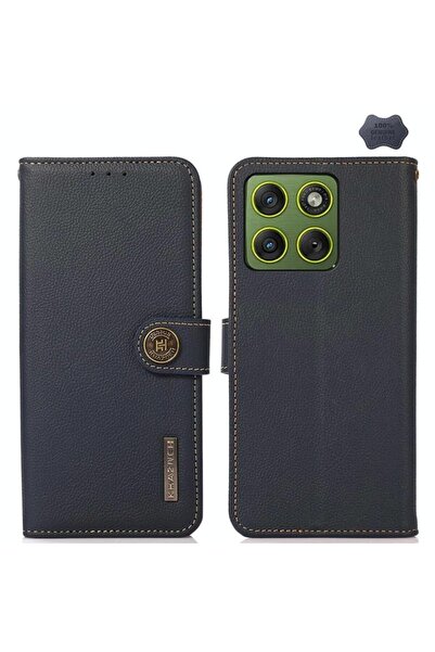 KHAZNEH Δερμάτινη Θήκη Πορτοφόλι Blue (Motorola Edge 70 5G)