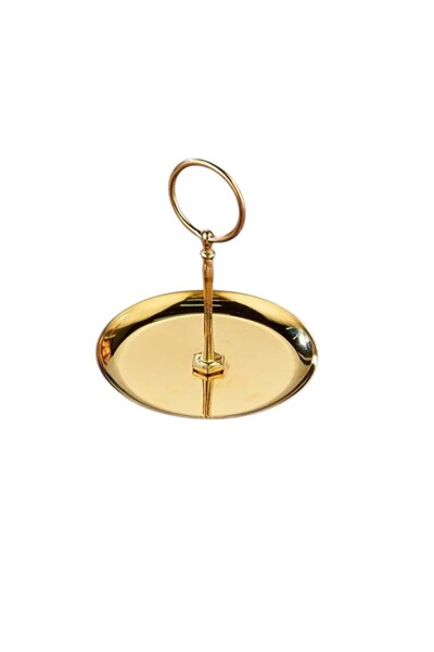 Simply Now Lüks Dekoratif Çerezlik & Sunumluk - Metalik Gold / Gümüş Seçenekl...