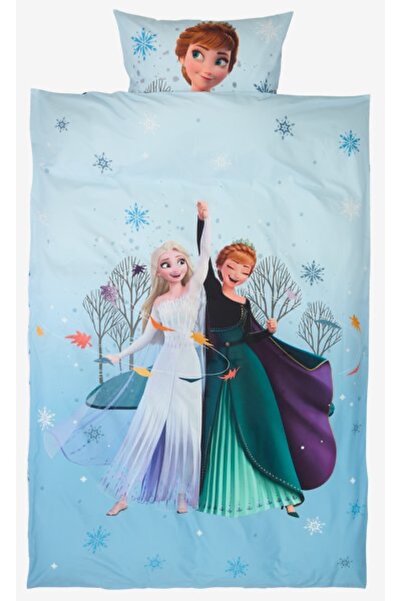RootRise Duvet Cover Set Frozen 155X220 Light Blue