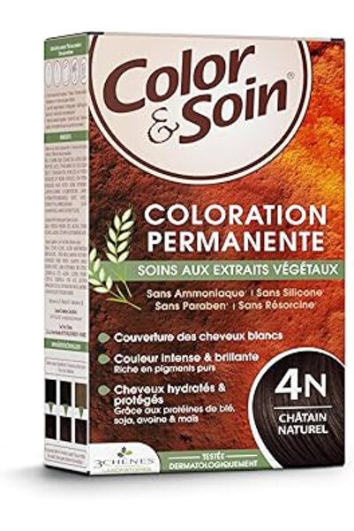 Color Soin Organik Saç Boyası 4N Doğal Kestane