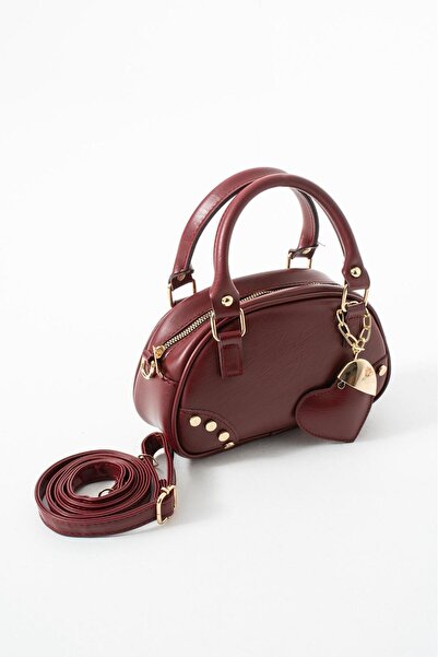 Legend Aksesuar Kadın Belloni Model Mini Boy Oval Kalp Charm Hediyeli El ve O...