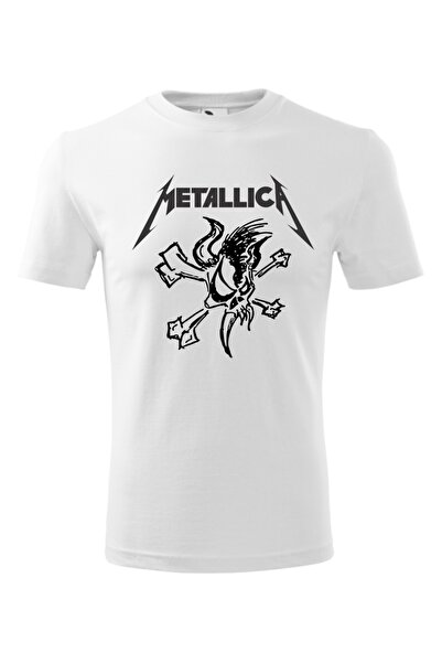 Malfini Tricou cu maneca scurta unisex Rock Metallica Head